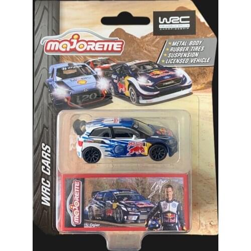 Majorette car 1/64 V olks wagen POLO Rally car Collection of die-casting simulation metal model rubber tire WRC CARS toys