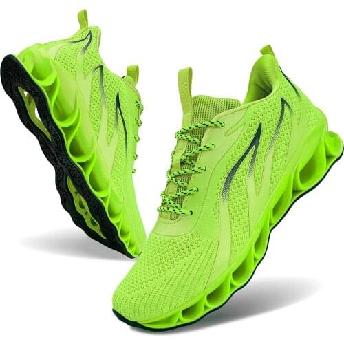 2021 Mens Shoes Summer Sports Shoes Large Size Blade Fly Woven Mesh Mens Fashion Casual Shoes Breathable Running Shoes