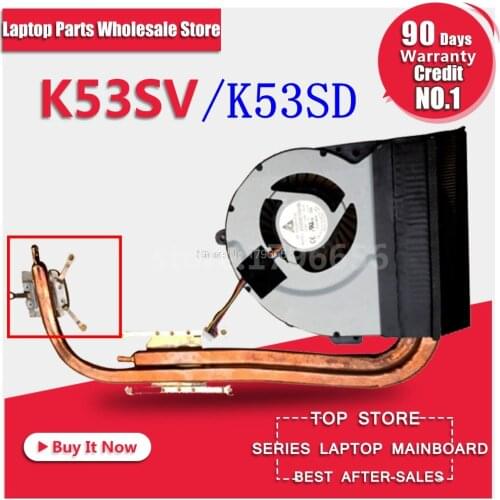 For ASUS K53 X53 K53S A53S X53S K53SV K53SM K53SJ K53SC K53SD Laptop CPU Cooling Fan Radiator Heatsink Cooler