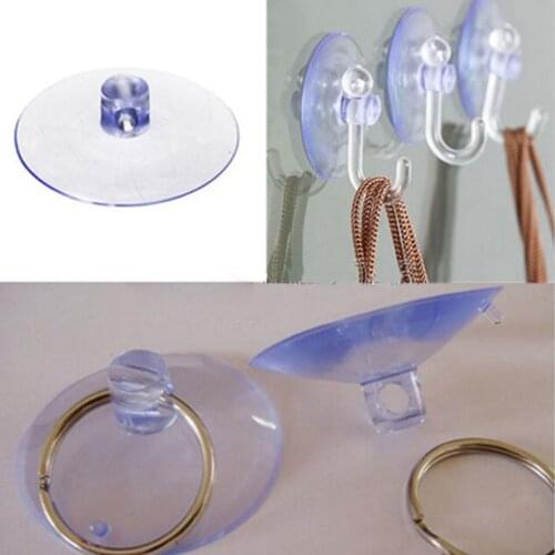 Clear Sucker Suction Cups Mushroom Head Strong Vacuum Suckers Hooks Hanger Kitchen Bathroom Suction Cup Suckers For Window Wall