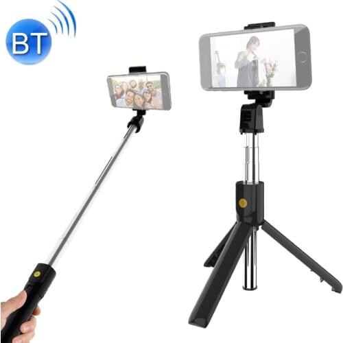 K10 Bluetooth 4.0 Mobile Phone Adjustable Bluetooth Selfie Stick Self-timer Pole Tripod