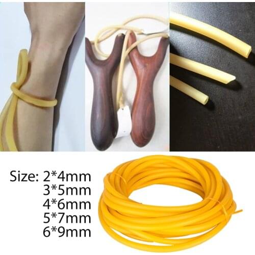 Slingshot Rubber Band Thickened Elastic Yellow Antifreeze Pull Rope Tourniquet Latex Tube Natural Rubber Latex Elastic Band