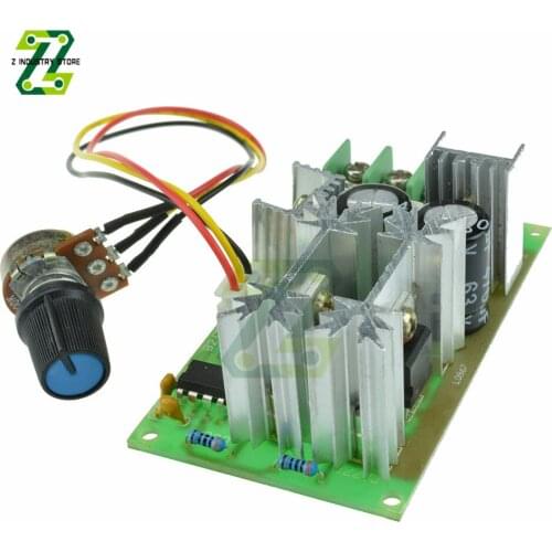 DC 9-60V 20A PWM DC Motor Speed Controller Module Adjustable Speed Module 20A Current Regulator High Power Drive Module