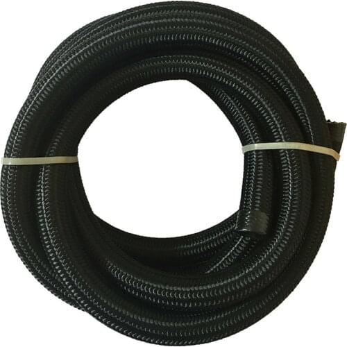 3M AN Racing Hose Nylon-Stainless Steel Hose Fuel Line Universal Oil Cooler Hose Pipe AN4 AN6 AN8 AN10
