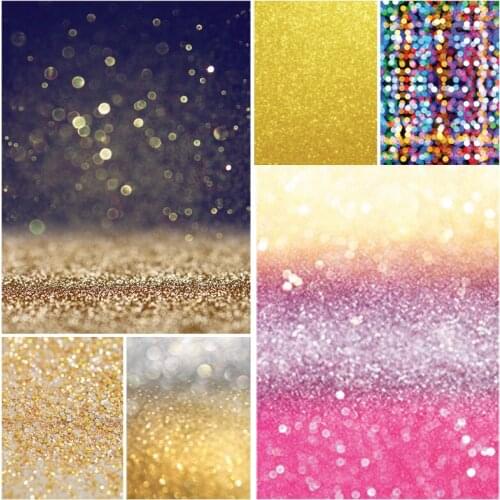 SHUOZHIKE Glitter Star Polka Dot Light Bokeh Photography Backdrop Birthday Party Baby Child Photo Background 210402GMB-04