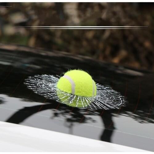 Aliauto Car-styling 3D Car Stickers and Decal Football Basketball Tennis Baseball Hit Window Accessories For Vw Golf 5 6 7 Mazda
