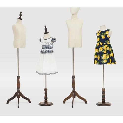 High Quality Half-Body Mannequin Childrens Clothing Small Models Childrens Clothes