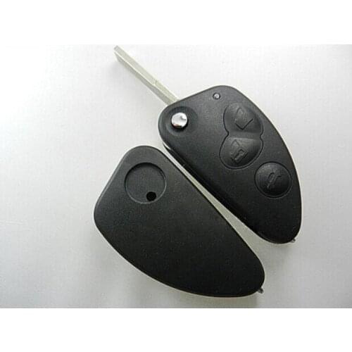 Top Quality 3 Buttons Flip Folding Remote Key Shell Case For Alfa Romeo Fob Key Cover
