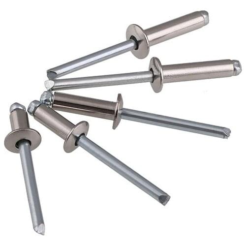 304 Stainless Steel Open Rivet, Round Head, Pop Rivet, Decoration Nail, Hollow Rivet M5 20PCS / 50PCS
