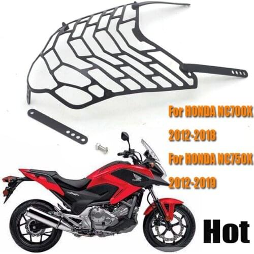 Motorcycle headlight headlight lens grille shield protector for Honda NC700X NC 700X NC750X NC 750X 2012-2018