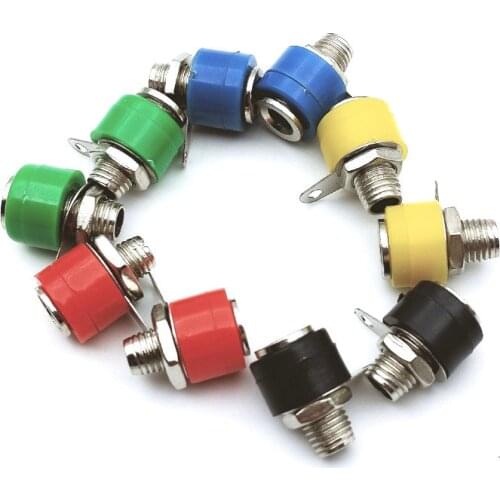 100pcs 4mm banana socket jack FOR Banana Plug connector