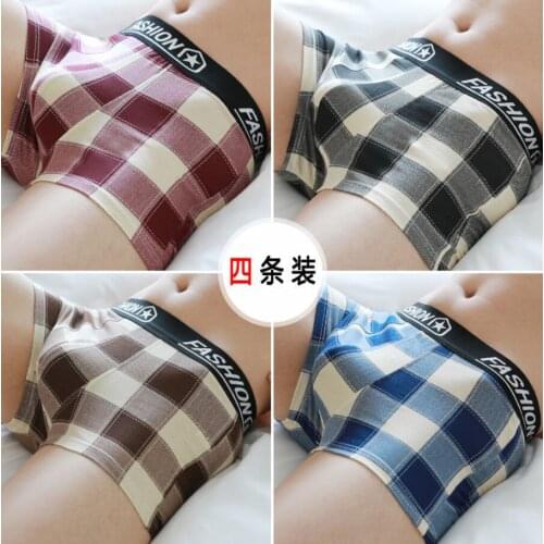 4Pcs Boxers Underwear Boxer Men Shorts Plus Size Male Underpants Men boxers Shorts Sexy Fat Guy Mens Boxershorts Underpants