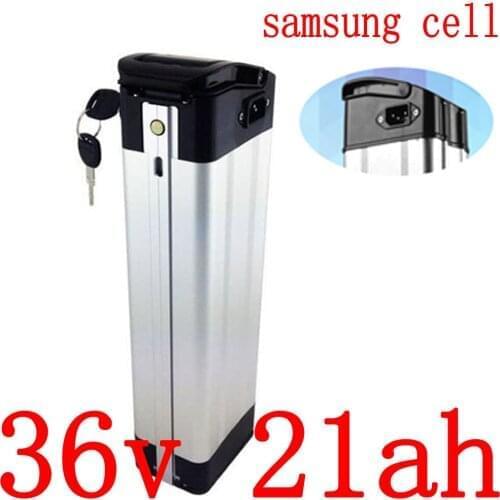 36V battery pack 1000W 36V 21AH electric bicycle battery 36v 9ah 12ah 15ah 18ah 21ah 24ah Lithium ion battery use samsung cell