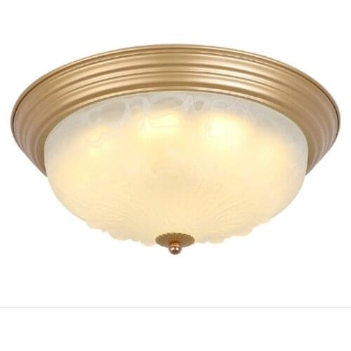 European LED ceiling lamp round porch aisle balcony lighting simple wrought iron home lighting restaurant bedroom lamp