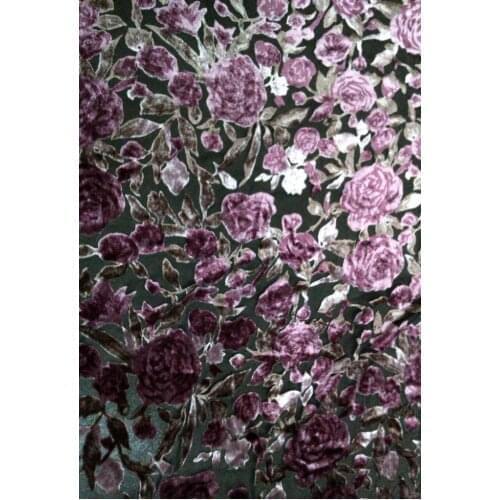 Purple Rose Sheet summer fabrics velvet lace african voile lace african lace fabric curtains velvet embroidery velvet fabric