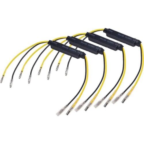 4pcs 21W 26 Ohm Motorcycle Turn Signal Indicator LED Load Resistor Flash Blinker Fix Error Decoder