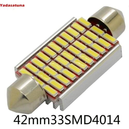 Kit Lampada Canbus Torpedo Led 4014 33-smd Canceller Teto Pingo