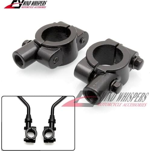 7/8" Motorcycle Handle Bar Mirror Mount Holder Rearview Handlebar Mirror Clamp For Suzuki Honda Kawasaki BMW Yamaha ATV Street