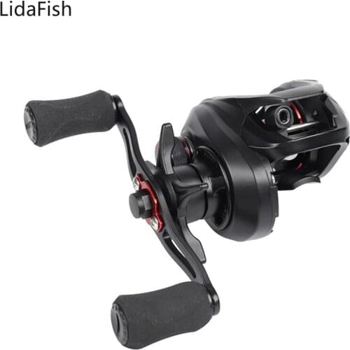 Lidafish 2021 NEW Super Light 6.5:1 Baitcasting Fishing Reel Magnetic Brake System 8KG Drag Freshwater/Saltwater Fishing Coil