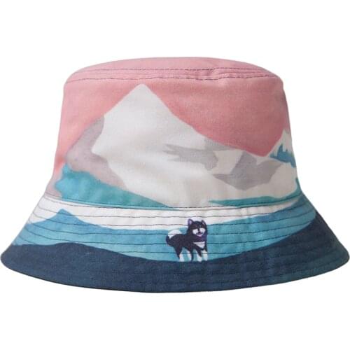 YIZISToRe original casual bucket hats for girls and boys in VIEW series(FUN KIK)