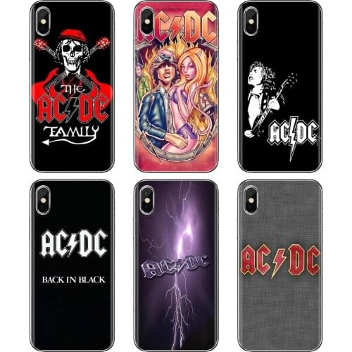 Poster-AC-C-DC-band Silicone Phone Case Cover For Huawei Nova 2 2i 3 3i Y3 Y5 Y6 Y7 Y9 Prime 2015 2016 2017 2018 2019
