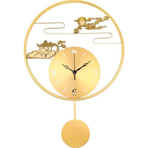 Large Luxury Gold Creative Wall Clock Living Room Modern Design Wall Clock Kitchen Luxury Orologio Da Parete Home Decor BA60WC