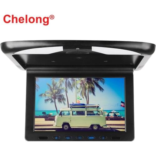 10.1inch Super Thin Flip down car Roof Mount Color LCD monitor with USB SD