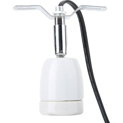 300W 110-240V Reptile Lighting Reptile Pet Heating Light Bulb E27 Rotatable Reptile Pet Clip Heat Lamp Bulb Base Socket Holder