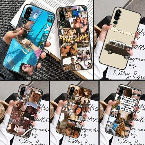 Outer Banks tv Phone Case For Huawei P Mate P10 P20 P30 P40 10 20 Smart Z Pro Lite black luxury funda pretty shell trend hoesjes