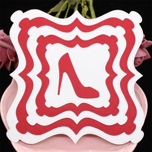 YPP CRAFT Frame Metal Cutting Dies for Scrapbooking/photo album Decorative Embossing Paper Card