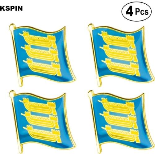 Cinque Ports Lapel Pin Flag badge Brooch Pins Badges 4pcs