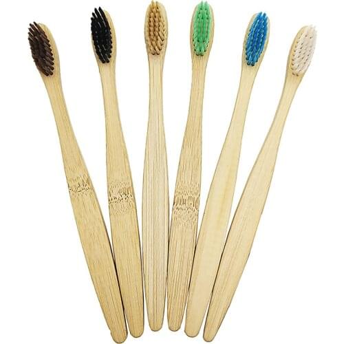 Toothbrush Bamboo Travel Toothbrush Adult Soft Tooth Mouth Care Cleaning Tool Dental Oral Care for Hotel Home