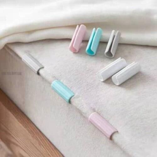 12 Pcs BedSheet Clips Quilt Bedspread Non-Slip Clip Home Mattress Clamp Quilt Bed Snap Cover Grippers Fasteners Bed Sheet Holder