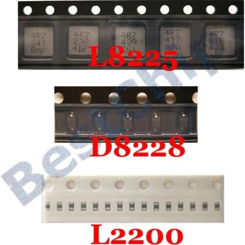 20sets/lot backlight diode V3 + backlight coil 4R7 + backlight filter L2200 for ipad 2 3 4 mini