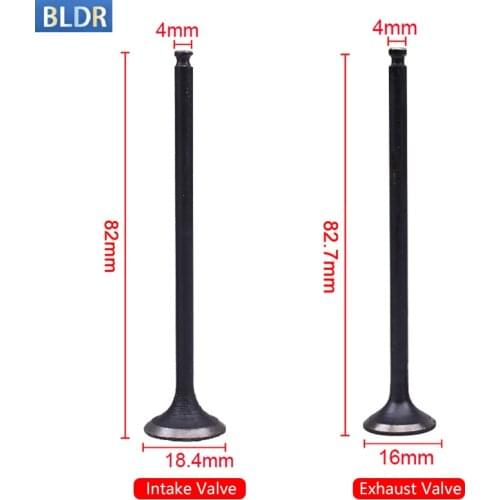 4mm Motorcycle Inlet Outlet Intake Valve Exhaust Valve Stem Kit For Suzuki GSX-R250 GJ72A 72A GSXR250 GJ73A 73A GSX-R GSXR 250