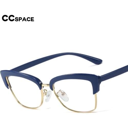 48250 TR90 Eyebrow Glasses Frames Anti Blue Men Women Optical Fashion Computer Glasses