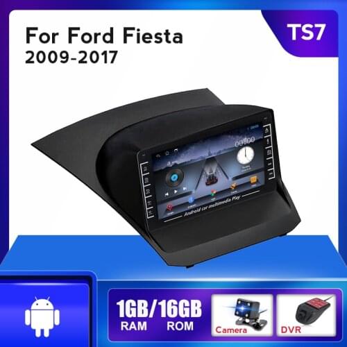 4Core 1G+16G Android 8.1 WIFI NET For Ford Fiesta 2009-2017 Car Radio Multimedia Video DVD Player Stereo Receiver IPS Screen FM