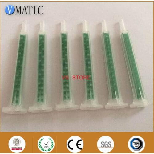 Free Shipping 30Pcs Resin Square Static Mixer F6-16 Mixing Nozzle