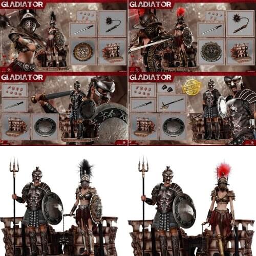 HHmodel&HaoYuTOYS 1/6 H18014-H18017 Imperial Gladiator Imperial Female Gladiator Action Figure Toys Full Set for Collection
