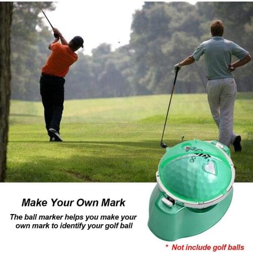 Hot Golf Ball Alignment Identification Tool Putt Positioning Ball Golf Line Marker Golf Training Template Alignment Marks Tool 4