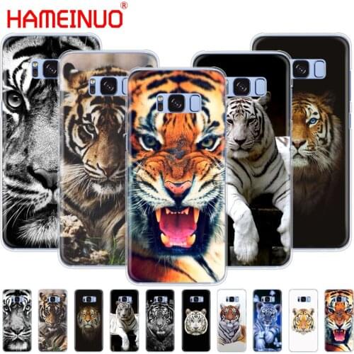 HAMEINUO animal tiger cell phone case cover for Samsung Galaxy S9 S7 edge PLUS S8 S6 S5 S4 S3 MINI