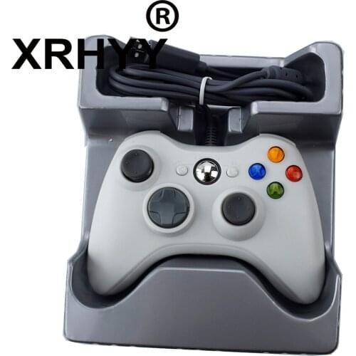 XRHYY Xbox 360 PC Game Wired Controller For Microsoft Xbox 360 & Windows PC With Dual Vibration Ergonomic Wired Game Controller