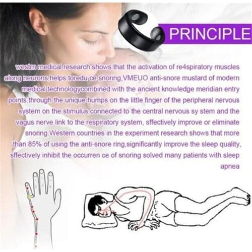 Anti Snoring Magnetic Therapy Ring Pain Relief for Arthritis and Carpal Tunnel R7RF