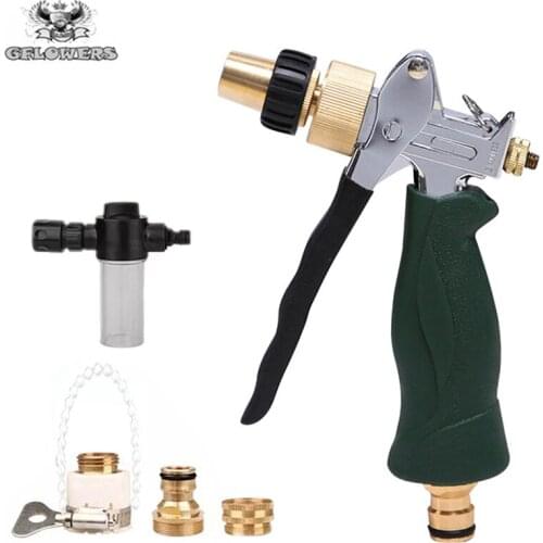Hot Selling High Pressure Water Gun Car Washer Hose Sprayer Gardening Watering Sprinkler Sprinkling Foam Cleaning Water Gun