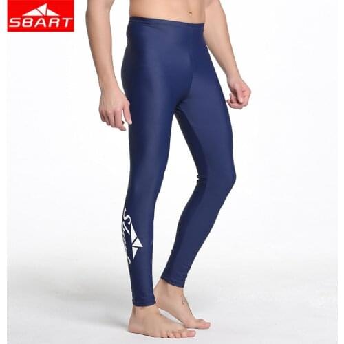 SBART Men Diving Leggings Wetsuits Pant Lycra Anti-Jellyfish Sun UV Swimsuit Pants Snorkeling Surfing Rash Guards Plus Size 4XL