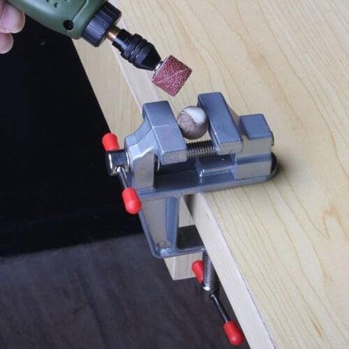 Flat Table Vise Pliers Aluminum Alloy Anti Slip Quick Positioning Fixture Screw Type Toggle Clamp DIY Workbench Vise Repair Tool