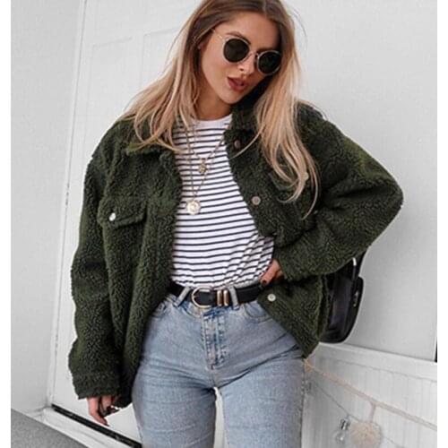 S-xl Multicolor Jacket 2018 Fashion Explosion Womens Tops Personality Loose Wild Fur Jacket coat