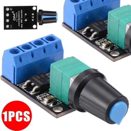 DC 5V-16V PWM Speed Controller Regurator DC Motor Speed Controlling Switch LED Dimmer Controller 10A