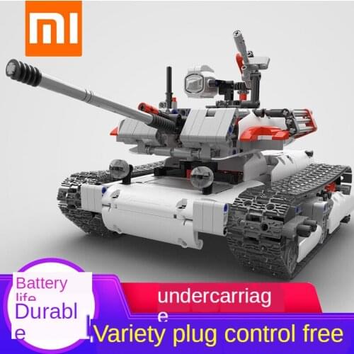 Xiaomi Mi Rabbit Building Block Robot Intelligent Puzzle Children Toy Assembly Crawler Belt Machine Armor
