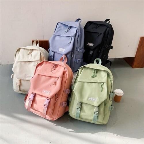 Korean version of Harajuku junior high school large-capacity schoolbag female Japanese girl backpack waterproof backpack
